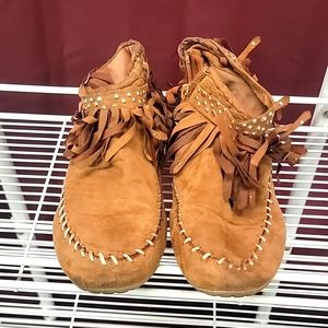 Size 1 tan ankle boots